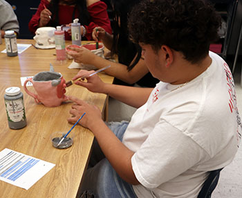 Brayan Rodriguez glazing his "ugly mug."