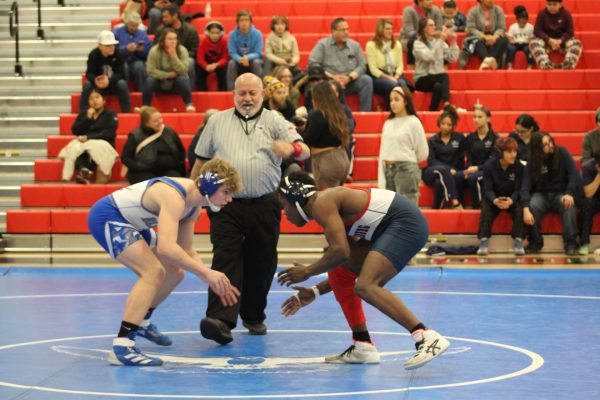 Wrestling team competes at Rocktown High School