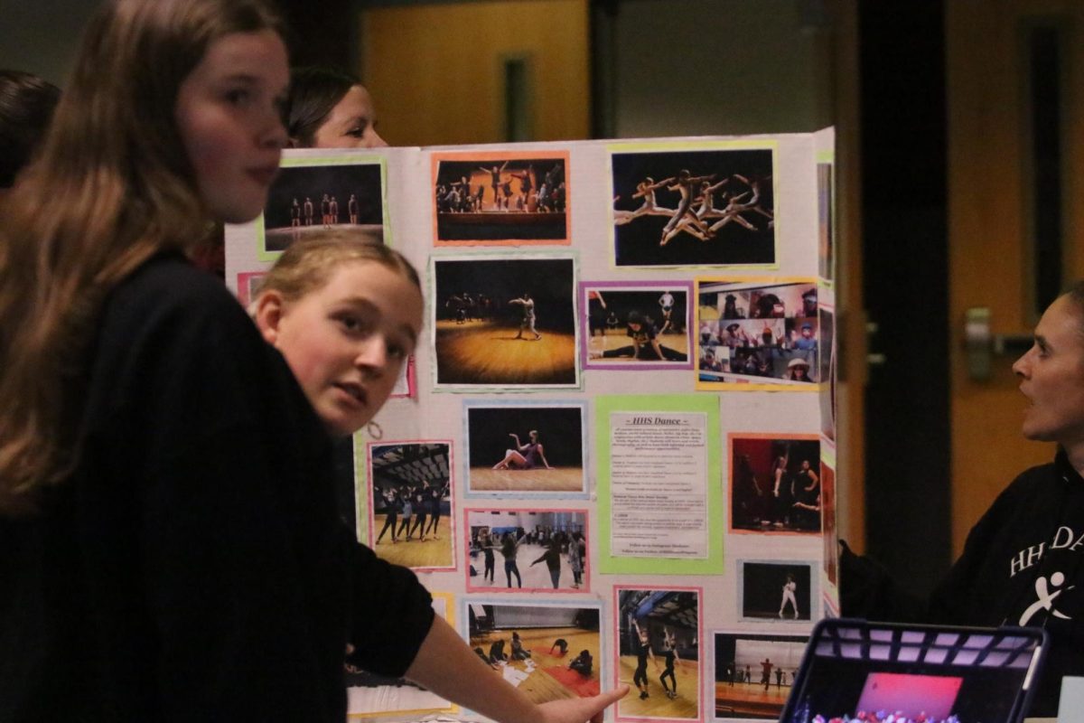 Students talking about dance.
