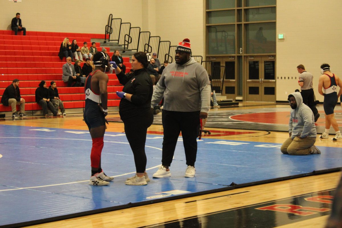 HHS Wrestler gets injured