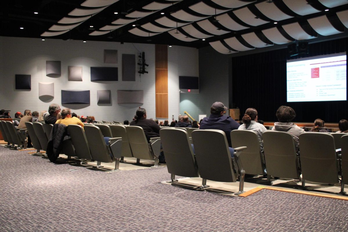 Many rising 9th graders and family's attended the visit