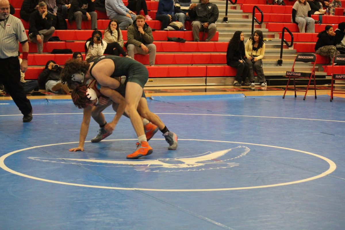 Senior Izaack Cruz uses tactics to gain over control. 