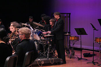 Dynamic duo delivering a rhythm-packed performance.