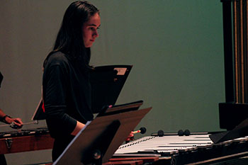 Junior Elsie Corriston is playing with grace and power.