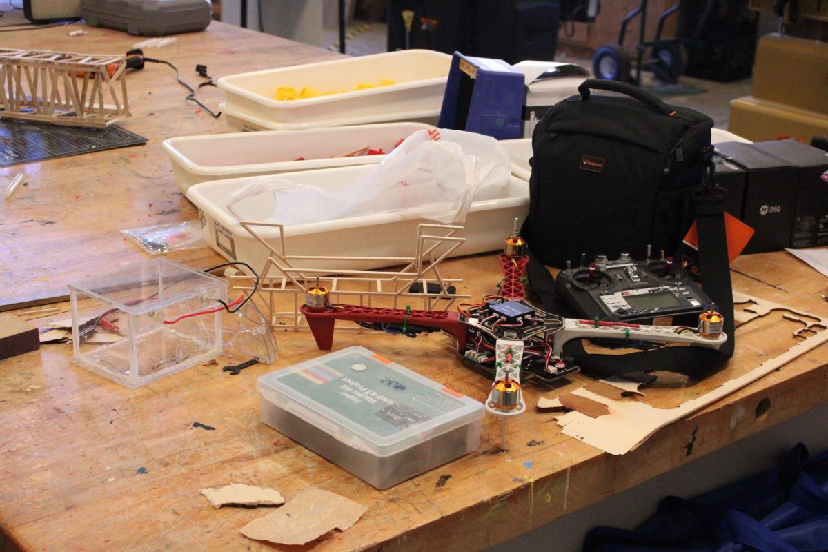 Some pf the student projects in the workshop.