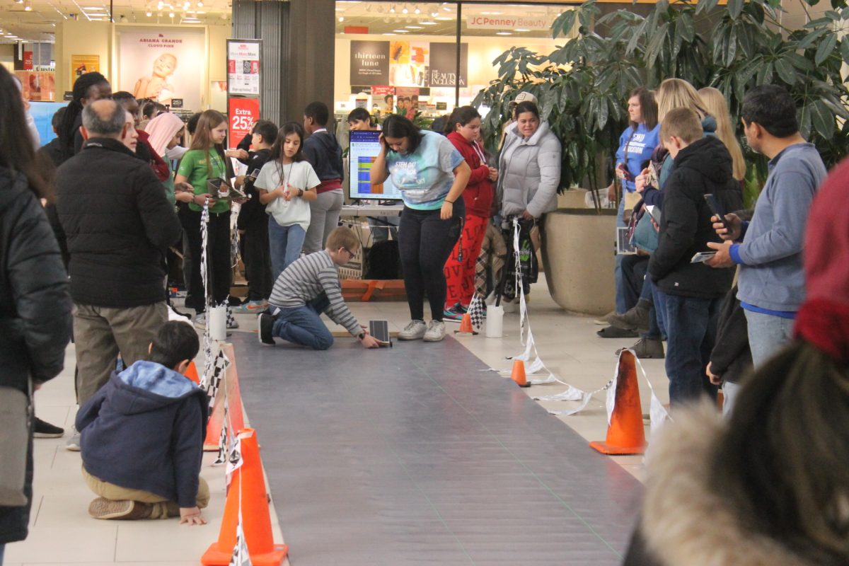 Robotics is shown at STEM day.