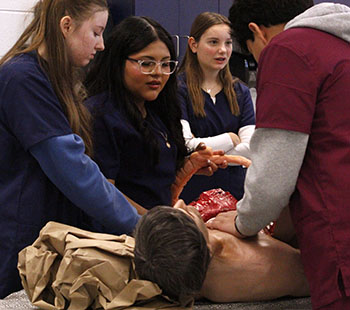 Students working together to learn more