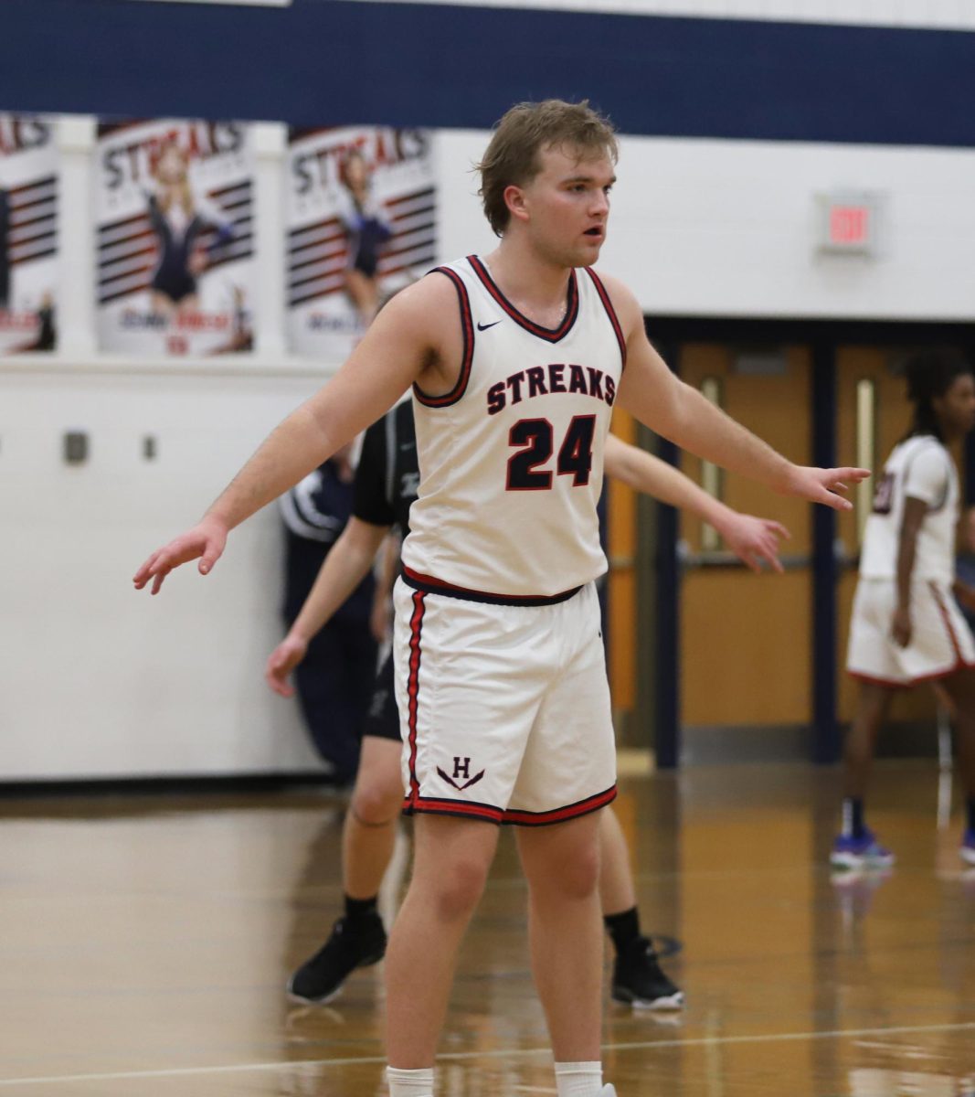 Junior Guy Von Schuch	blocking the ball.