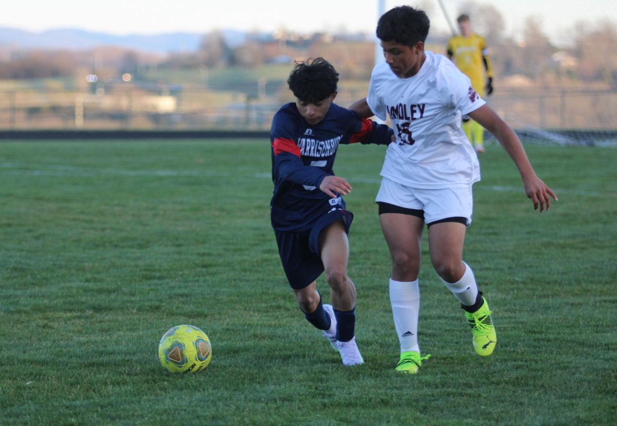 Freshman Jose Garcia Machado steals the ball.