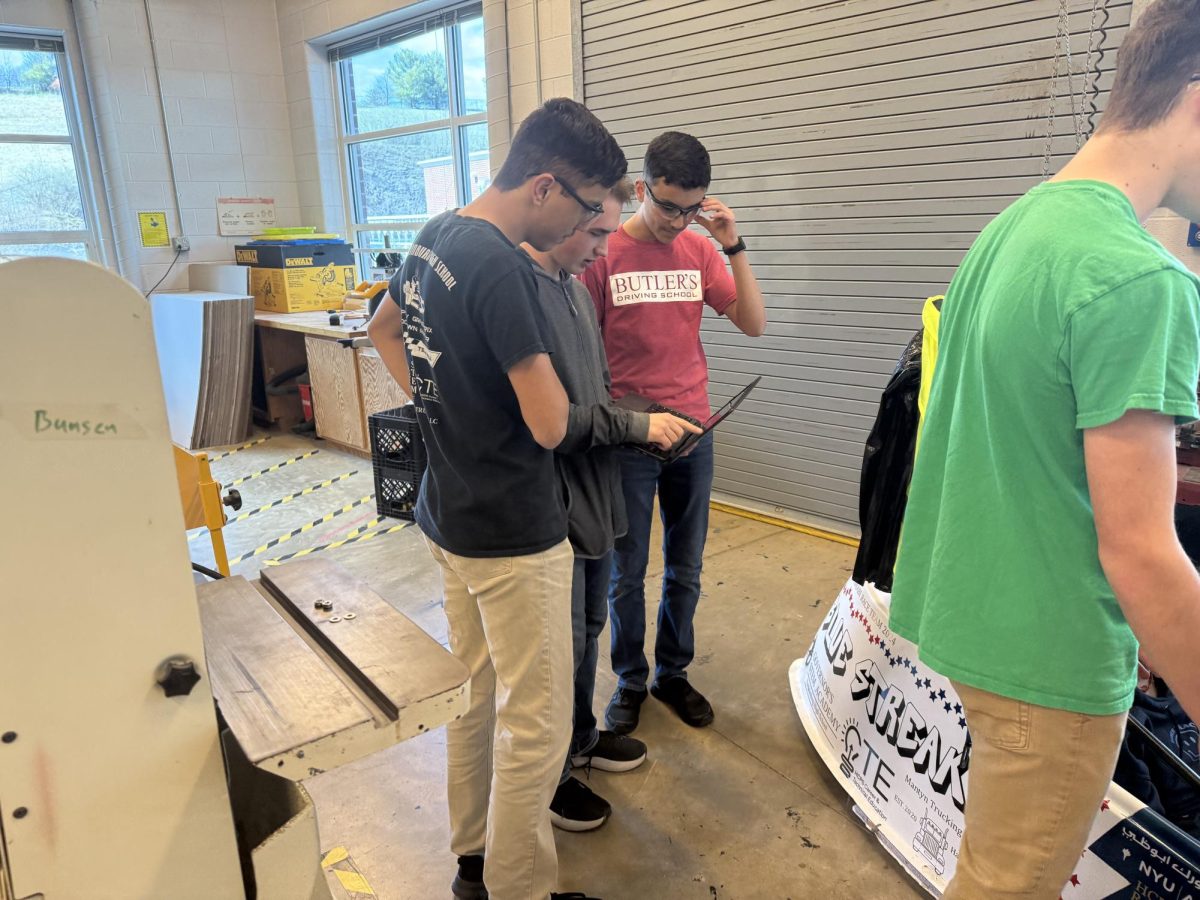 team members works on analytics