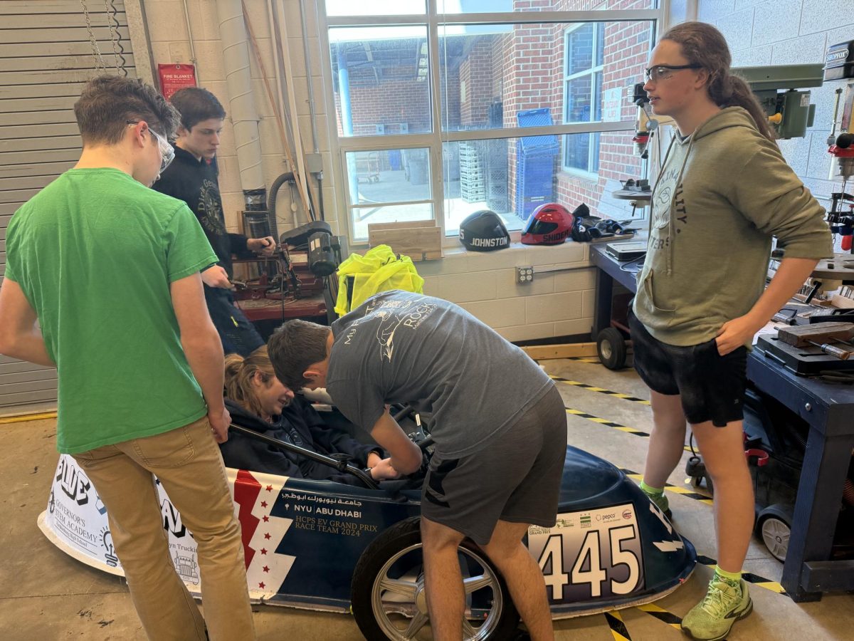 many students working together