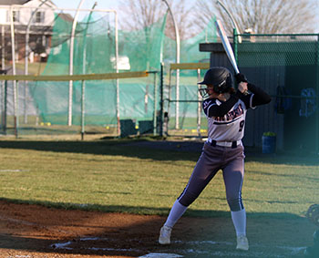 Rylie Patterson ready to swing.