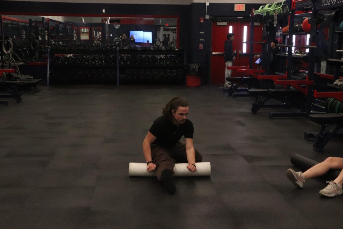  Focused and strong,  Shay Digennaro is giving their all in weight training, embracing the challenge and pushing their limits with each set. EVery rep is a step toward becoming stronger, both inside and out. 