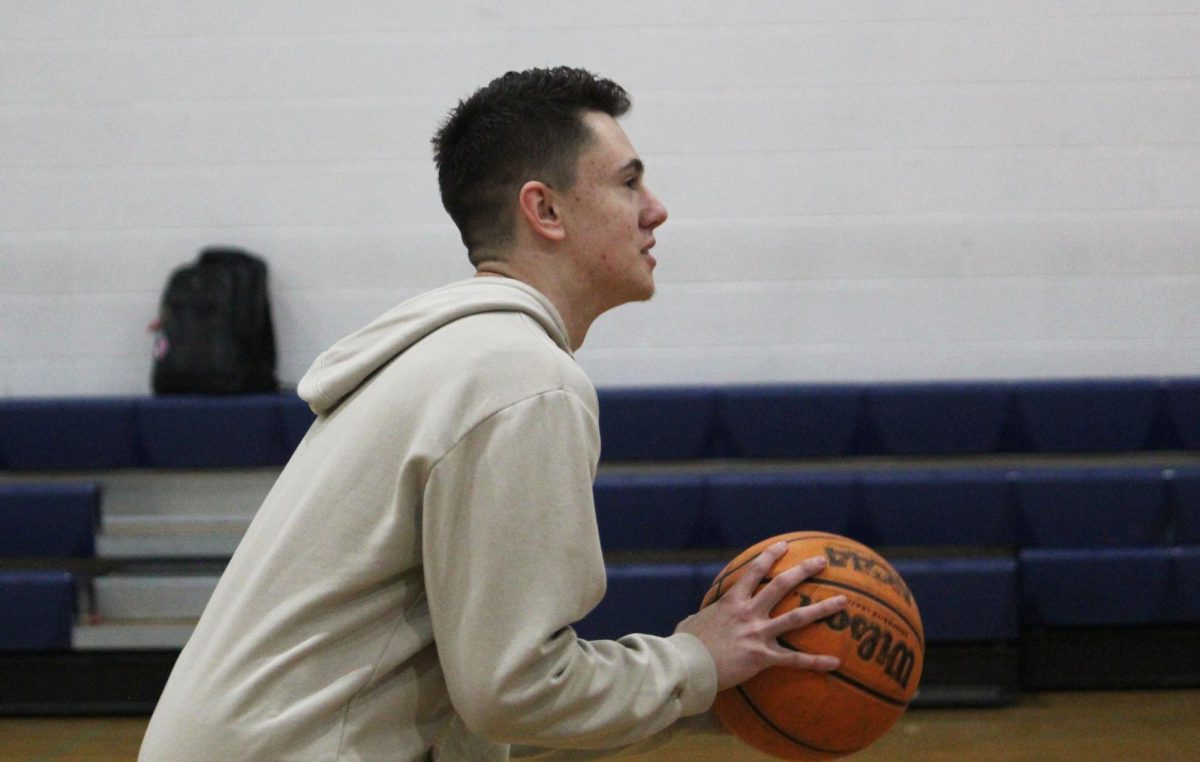 Freshman Victor Jimenez-Khashchuk looks to shoot