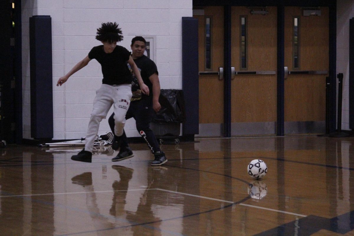  Maris Koffman is someone who mainly plays basketball yet he is still athletically built for any sport. “I'm a basketball player, but I learn really fast in other sports, soccer being one of them”, said Koffman.
