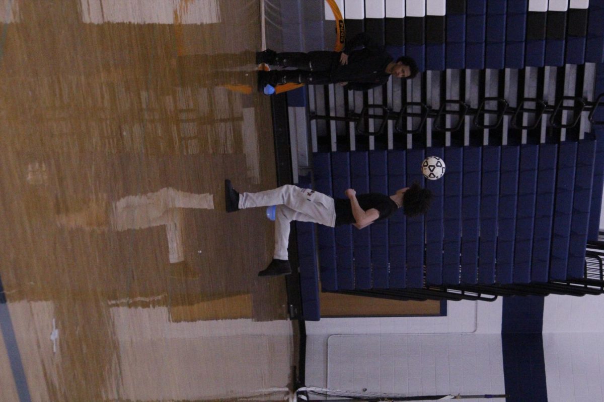 Whether it's dribbling through defenders, or scoring a goal, Maris Koffman  thrives on challenges that the PE class brings. With a love for the game that shines through every move, he embraces every practice as a teammate and most importantly has fun.
