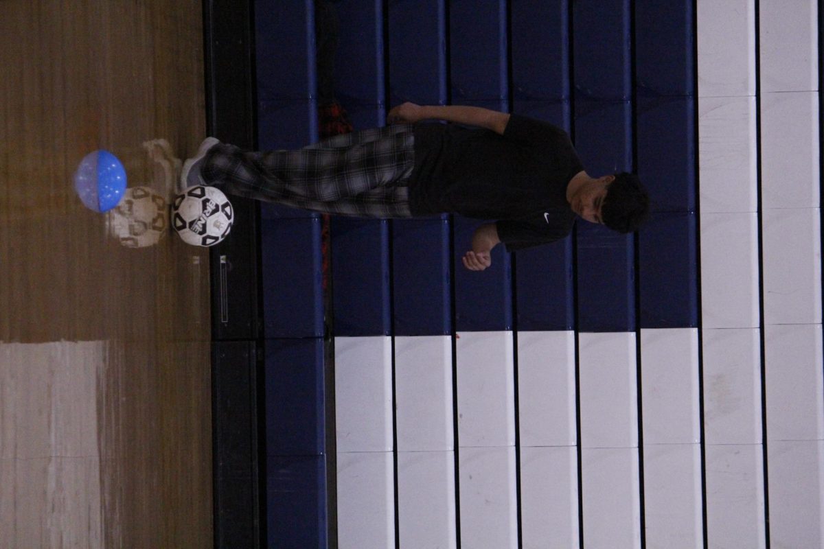  Jose Lopez is a sophomore that loves soccer. With every kick and pass, he brings energy to the court even though it's just a game. Enjoying every moment of the game during PE he continues to out shine and show off his moves to everybody else. 