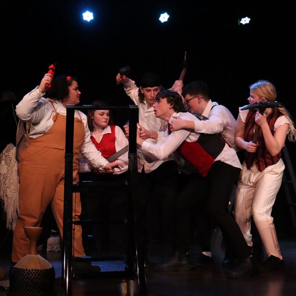 Full cast threatens Louis De Rougemont.