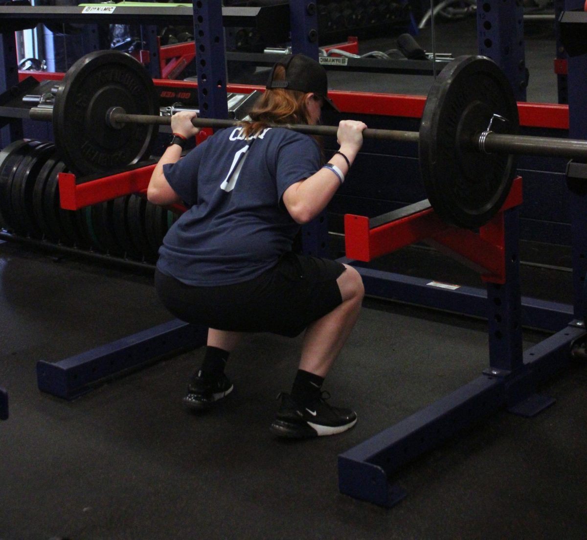 Ava Colley is a sophomore here at HHS. She plays football, soccer, and started playing basketball this year. She is constantly in sports, so she does weight training to build strength and endurance. 