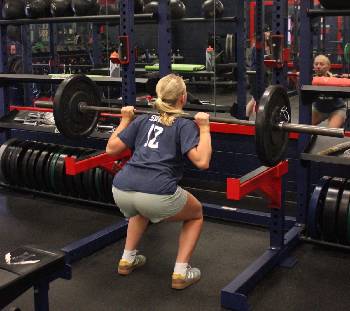 Katie Grace is a sophomore that plays soccer. She is working on building muscle in her legs and tries her hardest to build more strength. 