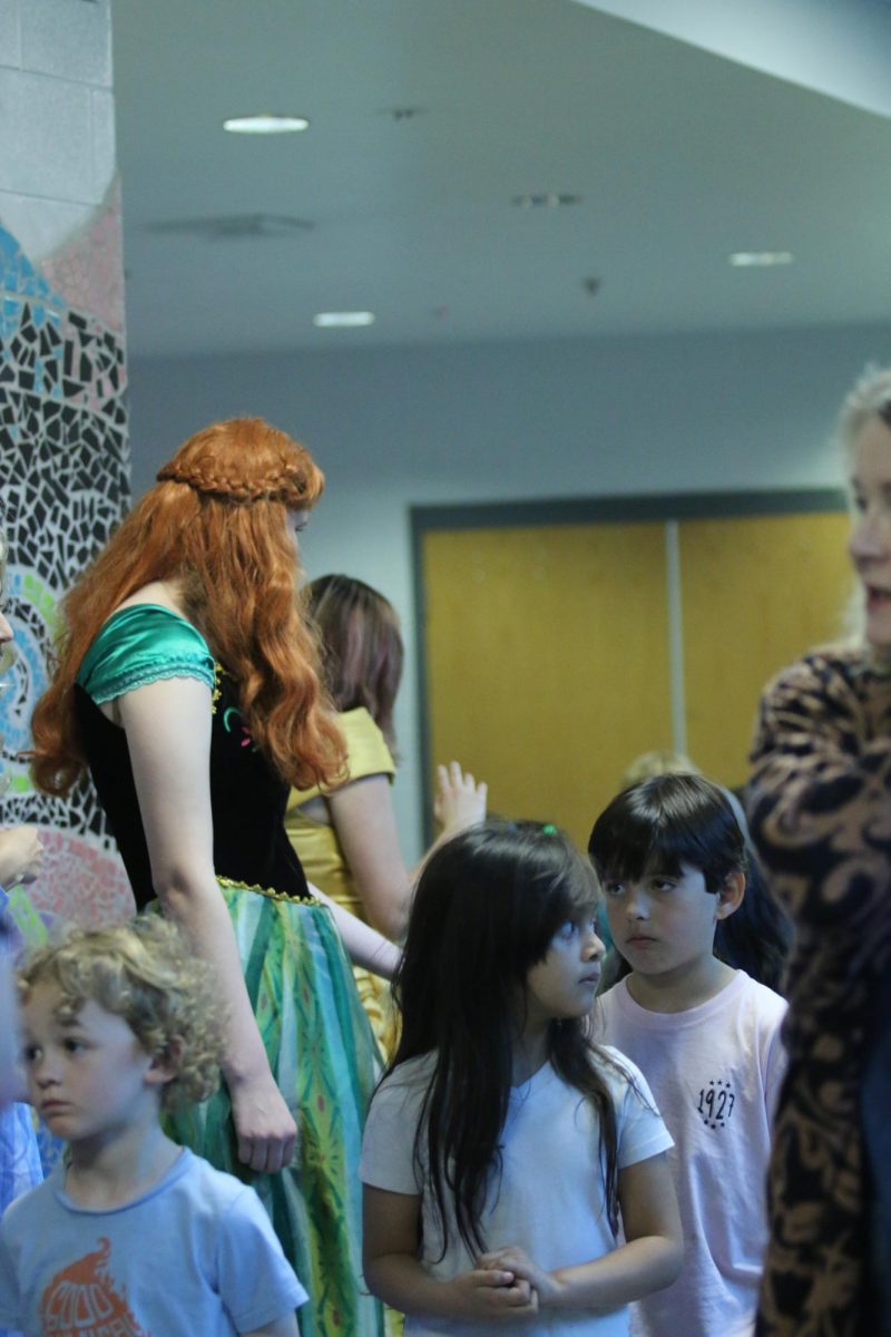 Keria Miller playing as Anna from Frozen. "I had lots fun at tiny tots. I was Anna from Frozen and the kids loved seeing me and Elsa and everyone else."