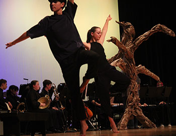 The choreography of this dance was worked on by Senior Aiyana Thornton. "I've never been able to say 'I want the music to sound like this,' or 'can we change this,'"Thornton said. She enjoyed being able to work with the other seniors to create this dance.