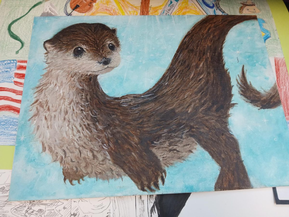 In Mrs. Jauan Brooks's art class at Harrisonburg High, students had a task to complete various projects before the end of the school year. One painting, inspired by an animal, particularly stood out. “I think it's amazing; my student showed effort,” Mrs. Brooks said.
