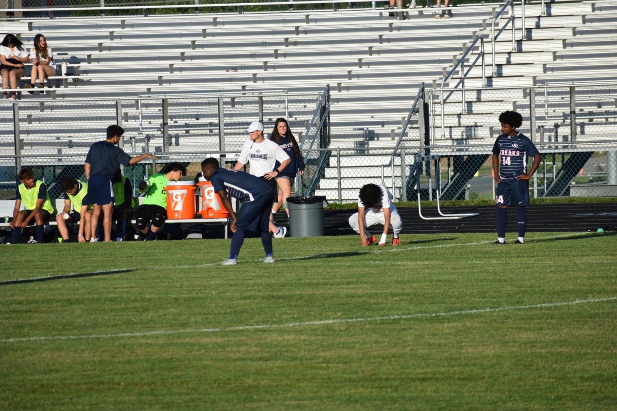 Senior Wilondja Boukyaka taking a break.