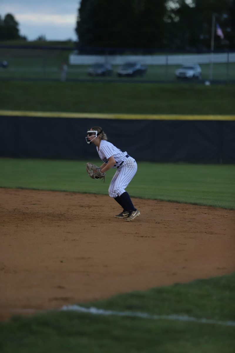 Vanessa Santiago-Ortiz ready at 2nd base. "Its been great being with this team I'm really happy to have been apart of this".