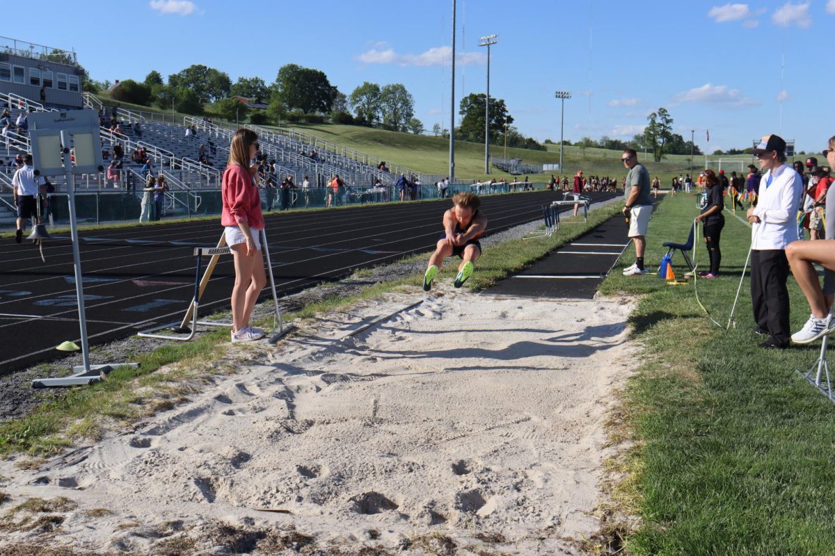 Lucas Swartz mid jump.