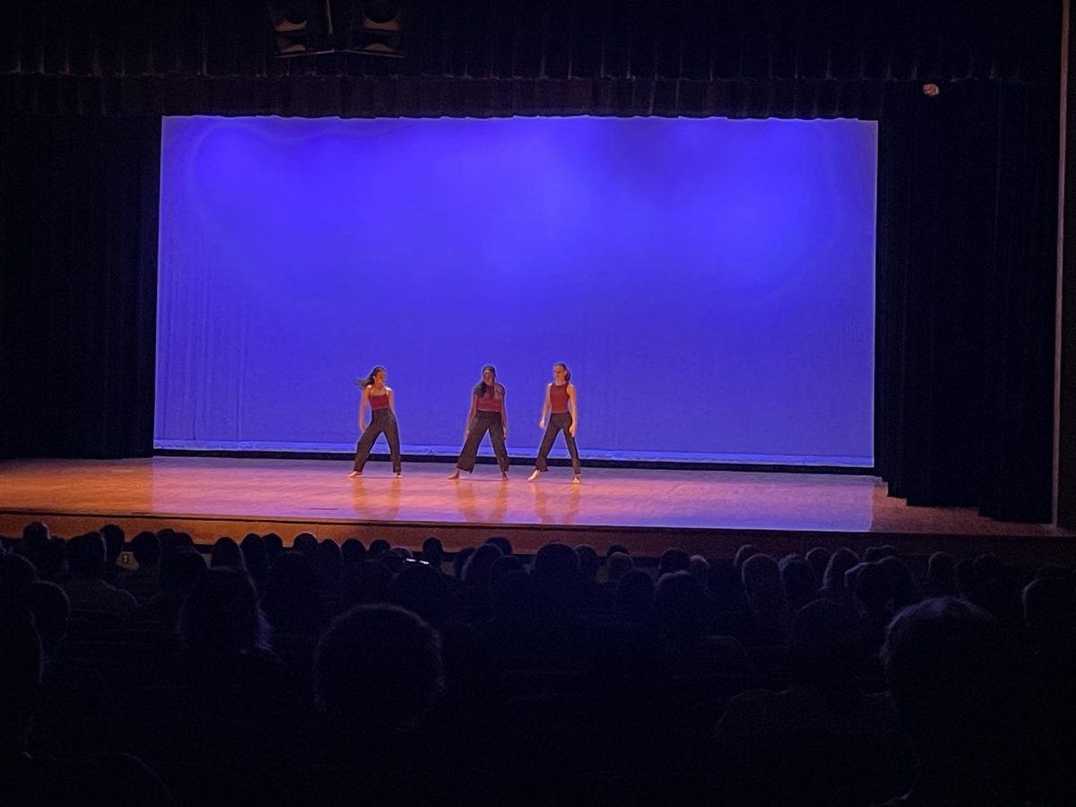 Trio performs dance