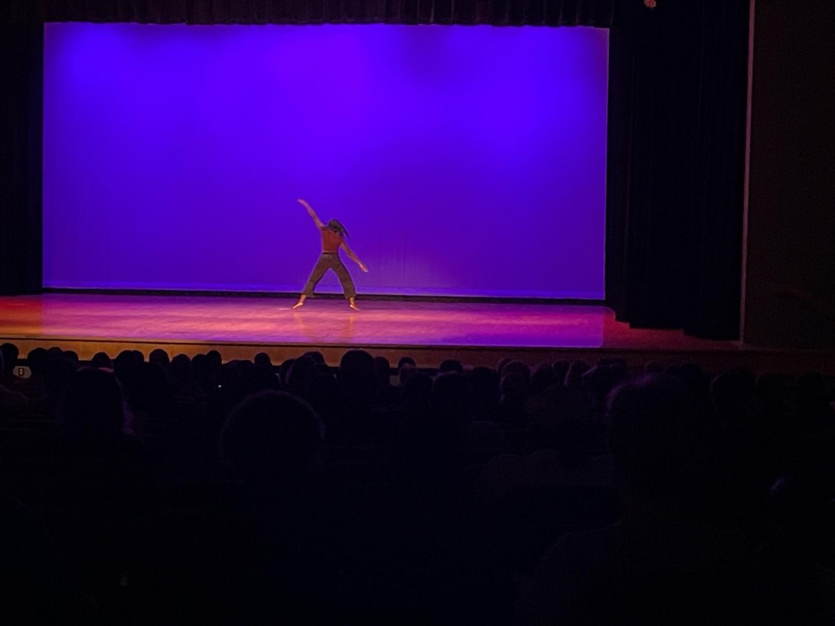 dancer performs a solo