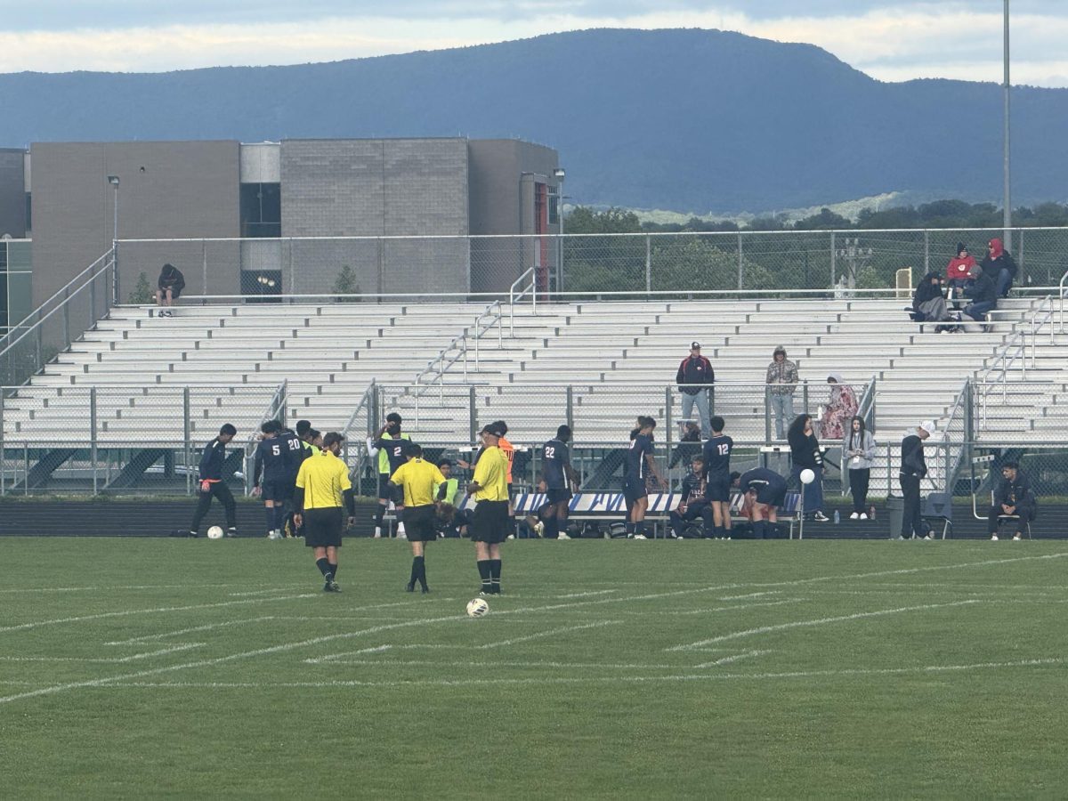 Refs huddle