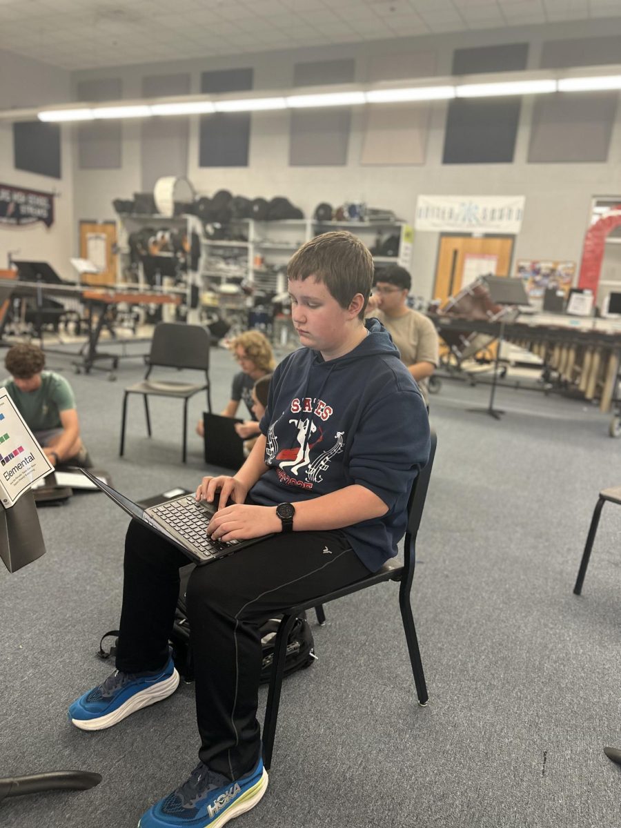 Freshman Mateo Starling Composing music through JW Pepper