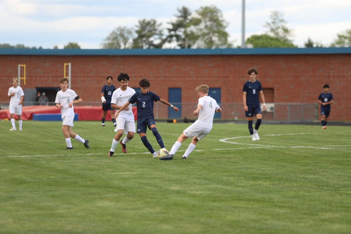 Samuel Tongen stealing the ball.