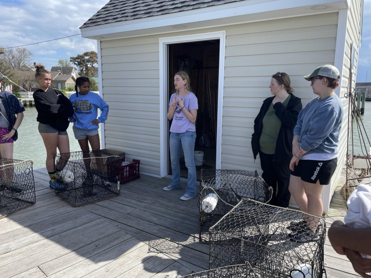 Crabbing techniques are taught to students. 
