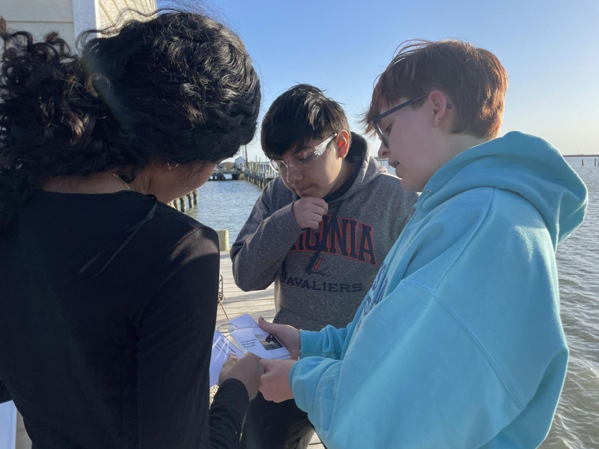 Students test the solubility of water. 
