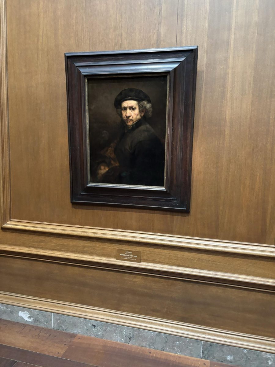 Rembrandt Van Rijn's Self portrait.
