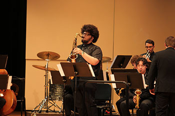 Senior Isaiah Moats is doing a solo during the second section of the concert.