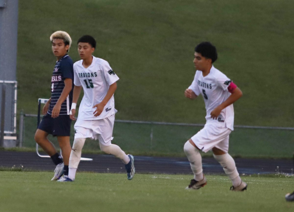Junior Edison Rattana walking away from the goal.