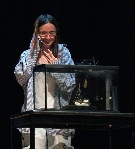 The frantic caller, Marty (Jo Greathead), is worried about his fish.