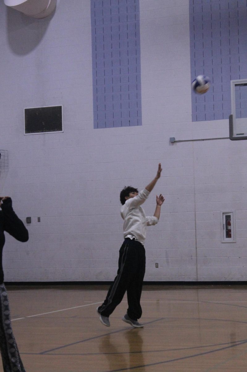 Hamad Al Sadoon is good at any sport. With his great height and long arms, he can do anything. 