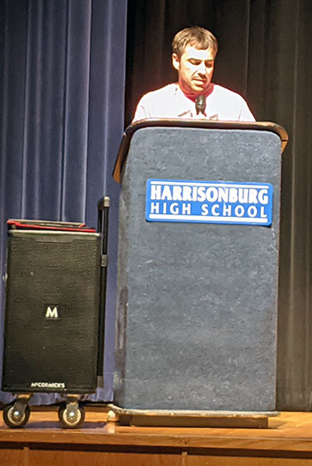 Bryan Wilson announces the awards.