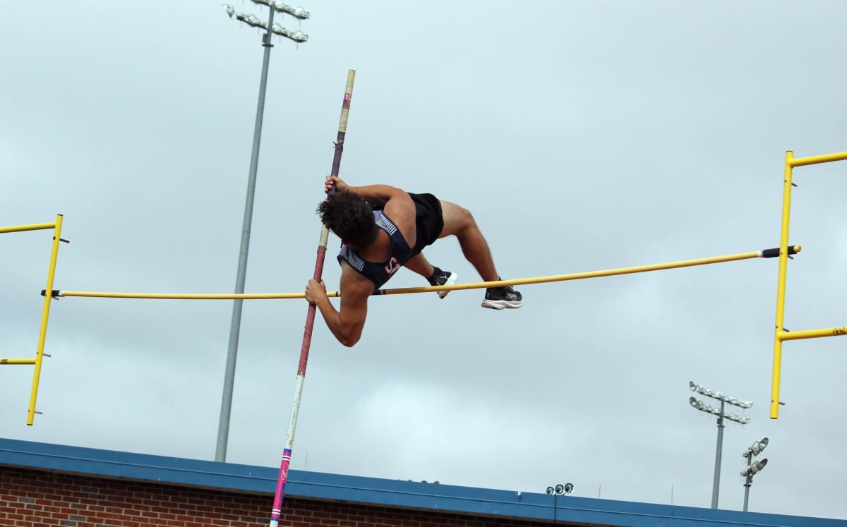 Nolan Beach bridging over the bar.