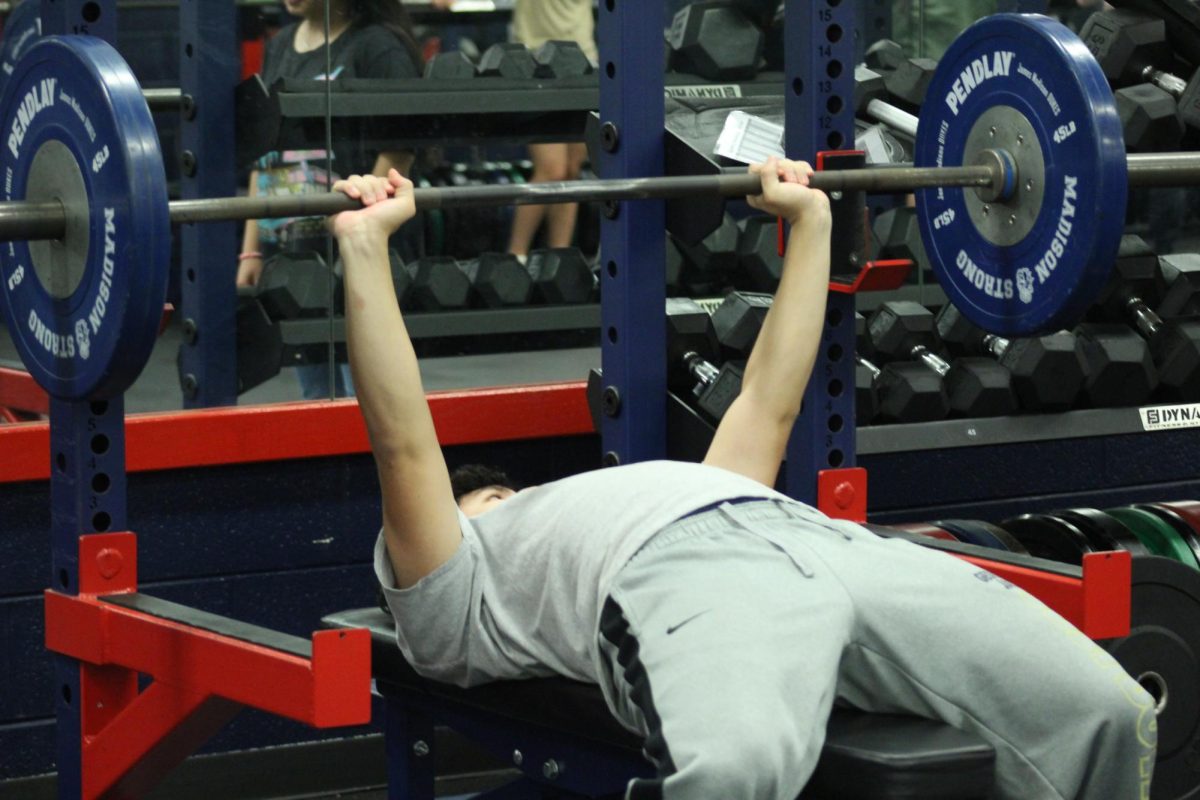 Fernando Rodriguez is warming up before he hits arms.