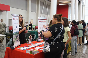 Radford College was one of the most visited colleges during college night - alongside James Madison and Virginia Tech