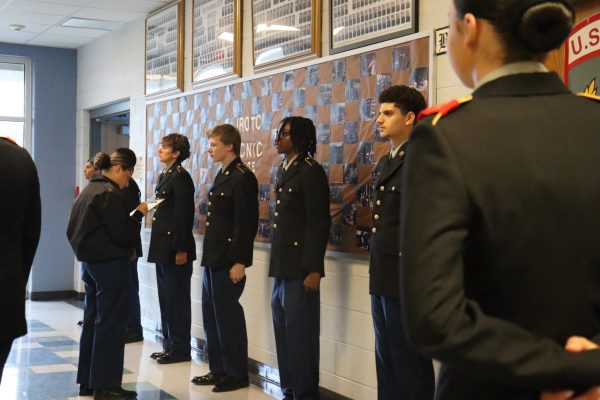 JROTC students during inspection day on 9/17.