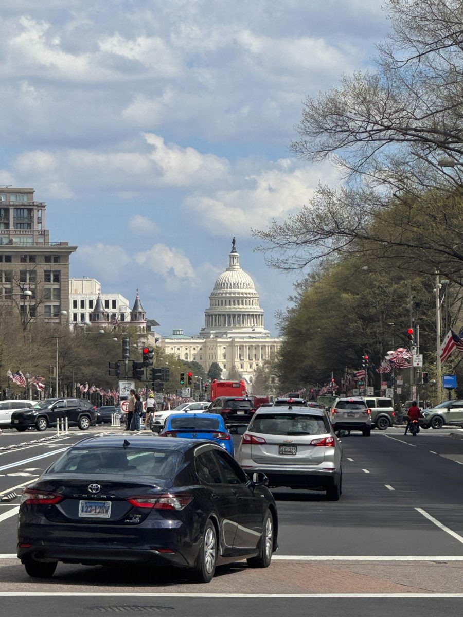 Photo of Capitol Building from Pennsylvania Avenue.