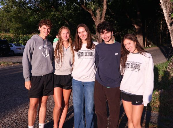 Gov School Seniors attend the Gov School senior sunrise. 