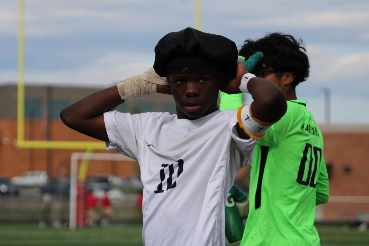 Captain Augustin Kalenga getting ready to lead the team.